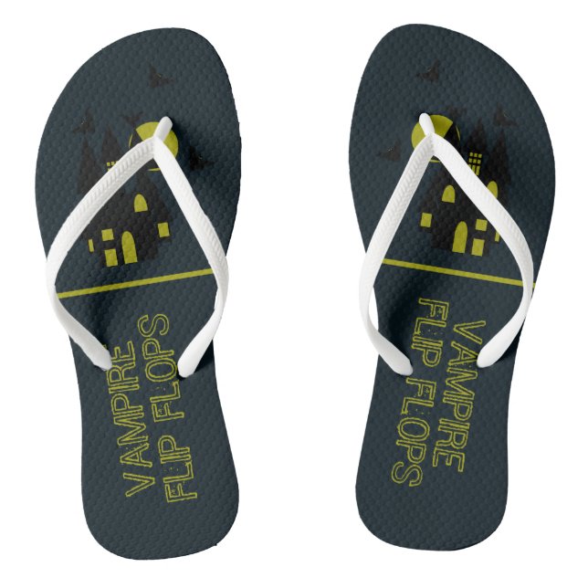 Haunted House Flip Flops (Footbed)