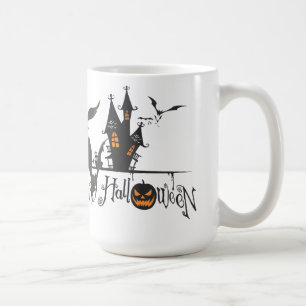 Haunted House  Halloween Coffee Mug
