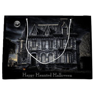 Haunted House Halloween Large Gift Bag