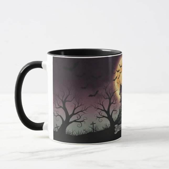 Haunted House Halloween Mug (Gauche)