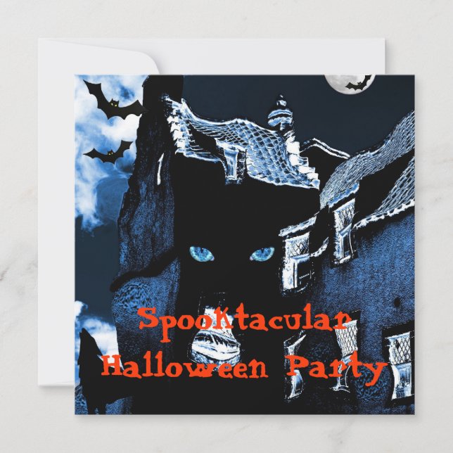 Haunted house Halloween party Invitation (Front)