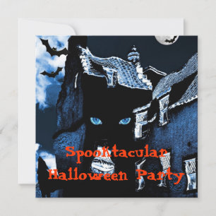 Haunted house Halloween party Invitation