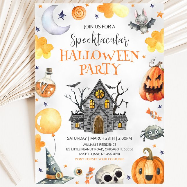Haunted House Halloween Party Invitation (Creator Uploaded)