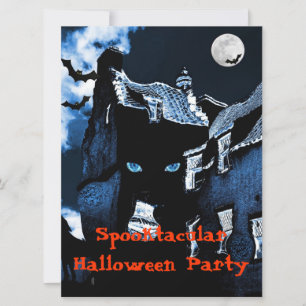 Haunted house Halloween party Invitation