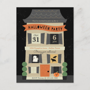Haunted House Halloween Party Invite