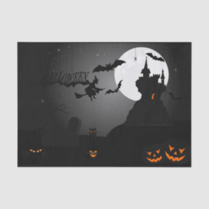 Haunted House Halloween Tissue Paper