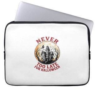 Haunted House Halloween Vintage Engraving Shirt_1 Laptop Sleeve