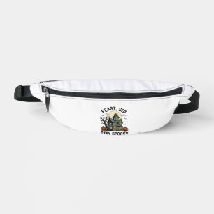 Haunted House Halloween Vintage Engraving Spooky S Fanny Pack