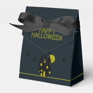 Haunted House, Happy Halloween Favor Box