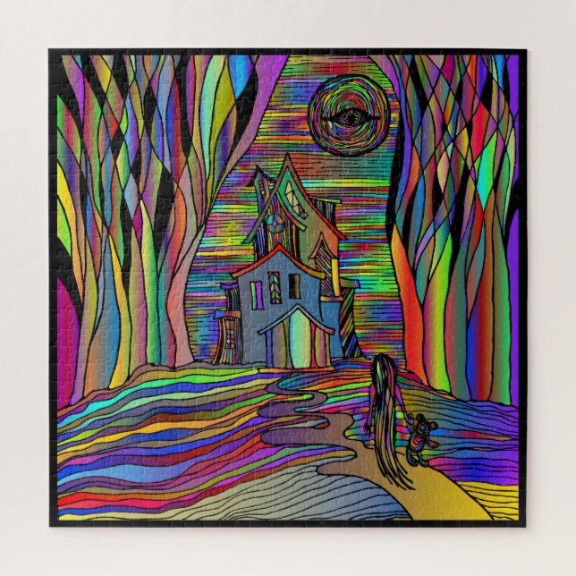 Haunted House Jigsaw Puzzle (Vertical)