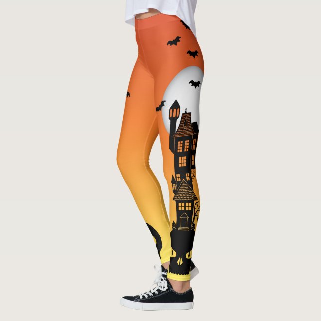 Haunted House Leggings (Left)
