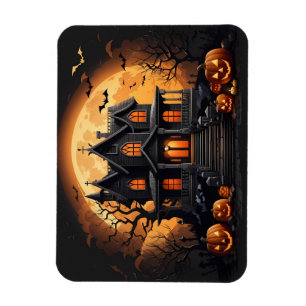 Haunted house magnet