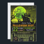 Haunted House Party Invitation<br><div class="desc">This cute and classic Haunted House Party invitation is great for Halloween parties of all kinds. Costume parties, Birthday parties, etc.</div>