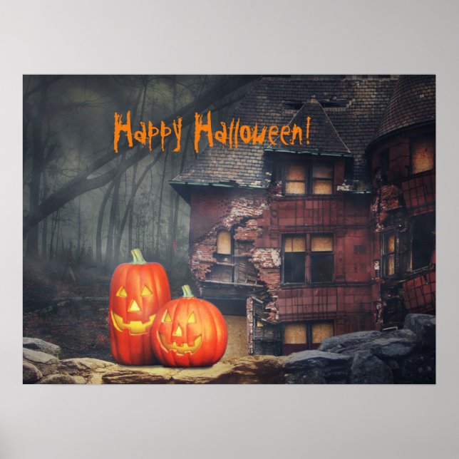 Haunted House Poster (Front)