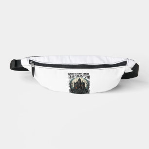 Haunted House Quote Shirt Vintage Gothic Cemetery Fanny Pack