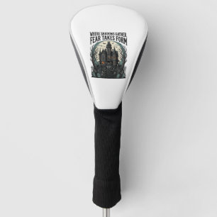 Haunted House Quote Shirt Vintage Gothic Cemetery Golf Head Cover