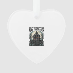 Haunted House Quote Shirt Vintage Gothic Cemetery Ornament