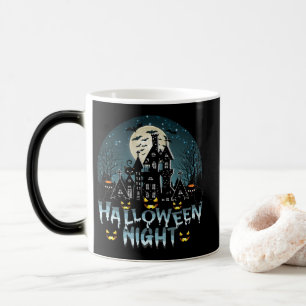 Haunted House, Scary Halloween Night Magic Mug