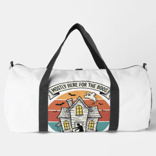Haunted House Shirt Funny Vintage Halloween Scare Duffle Bag