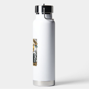 Haunted House Shirt with Engraved Spooky Manor Moo Water Bottle