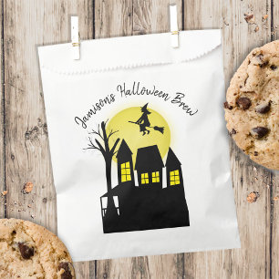 Haunted House Spooky Halloween Custom Favour Bag