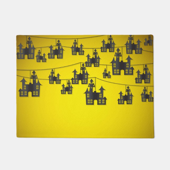 Haunted house string doormat (Front)