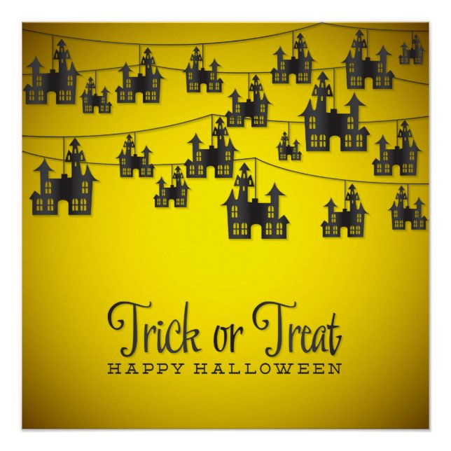 Haunted house string poster (Front)