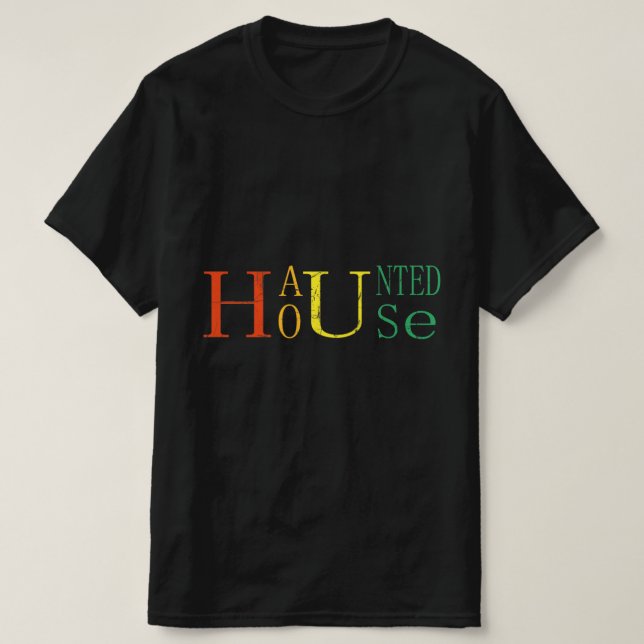 HAUNTED HOUSE T-Shirt (Design Front)