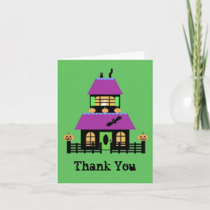 Haunted House Thank You notecard