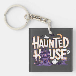 Haunted House - The Night of the Ghosts Keychain