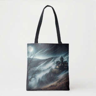 Haunted House Tote Bag