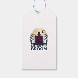 Haunted House Witch Shirt Vintage Halloween Engrav Gift Tags