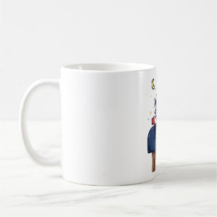 Haunted Mailbox Ghost Letters Halloween Art Coffee Mug