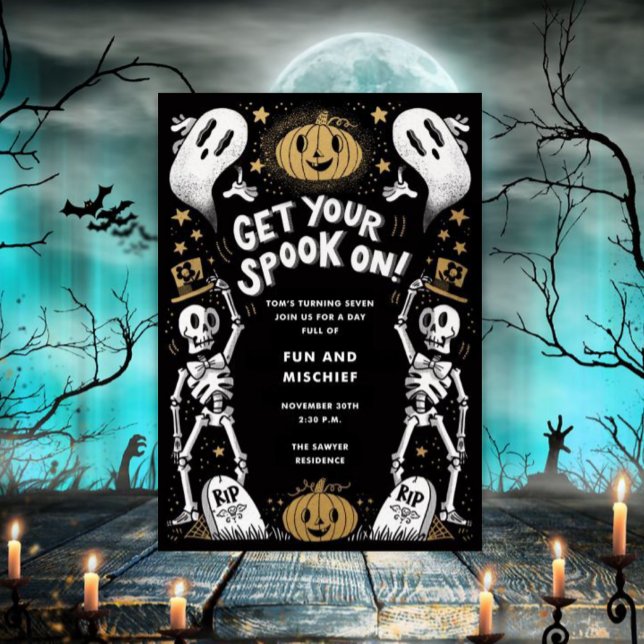 Haunted Mansion Halloween Party Invitation (Créateur téléchargé)