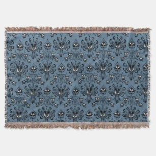 Haunted Mansion Pattern Throw Blanket