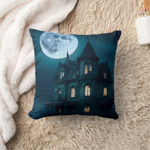 Haunted Mansion Throw Pillow