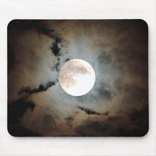 Haunted Moon Mouse Pad (Front)