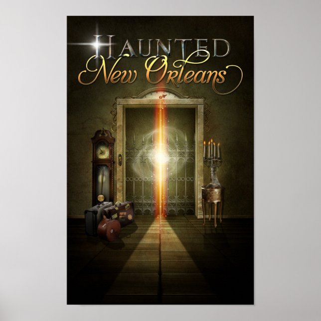 Haunted New Orleans Ghost Elevator Poster (Front)