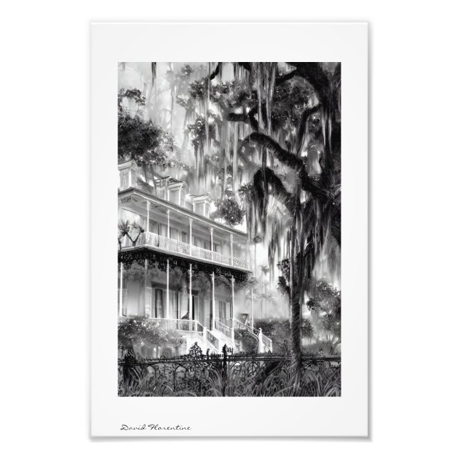 Haunted New Orleans Home 1 Photo Print (Front)