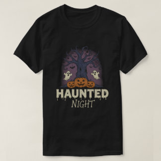 Haunted night Halloween horror T-Shirt