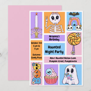 Haunted Night Party Birthday  – Halloween night Invitation