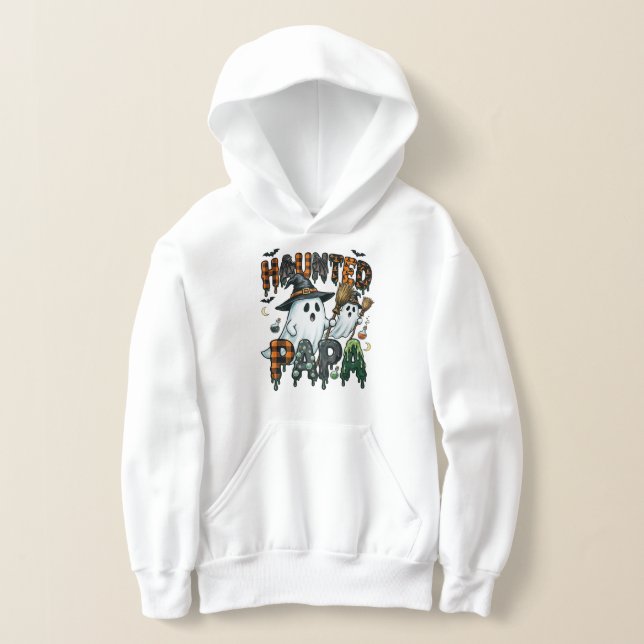 Haunted Papa Halloween Ghost Design (Laydown)