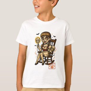 Haunted Pin-Up Doll – Creepy Cute Halloween T-Shirt