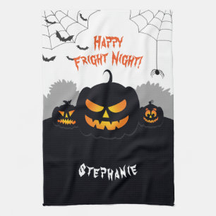Haunted Pumpkin Patch Kitchen Towel