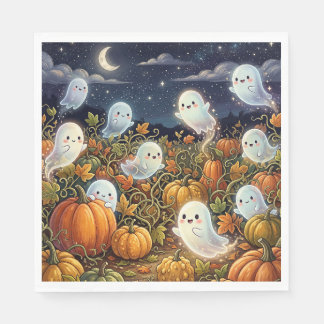 Haunted Pumpkin Patch Napkin