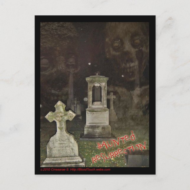 HAUNTED RESURRECTION postcard (Front)