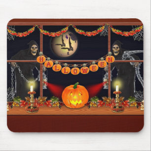 Haunted Scene Mouse Pad