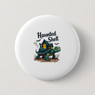Haunted Shell Turtle 2 Inch Round Button