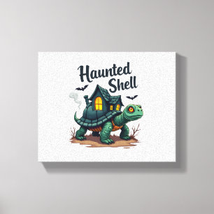 Haunted Shell Turtle Canvas Print