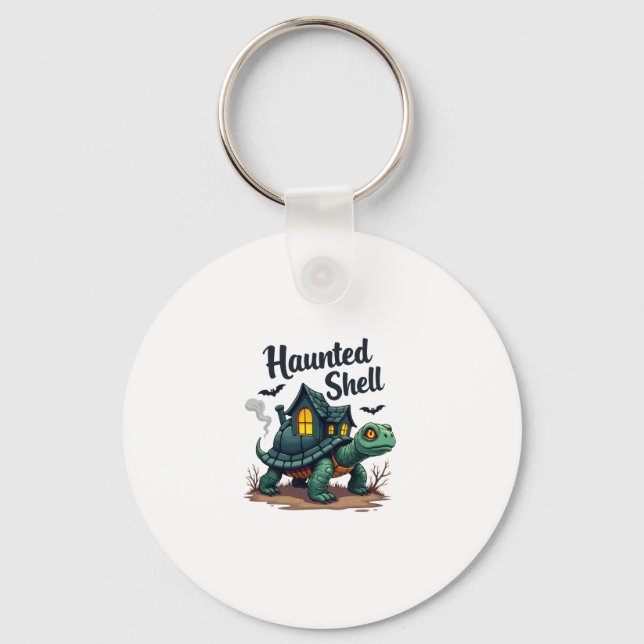 Haunted Shell Turtle Keychain (Front)